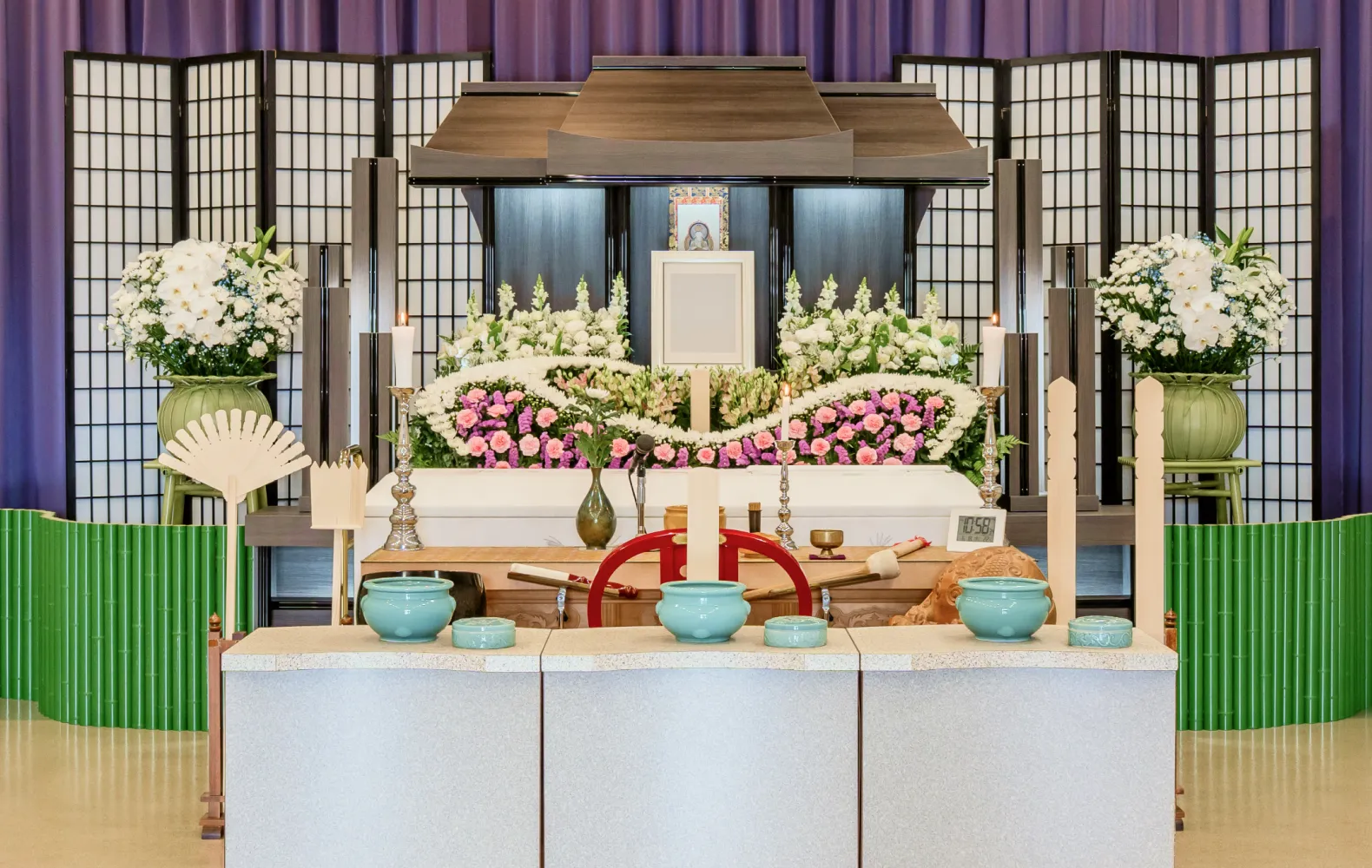 一般葬の祭壇